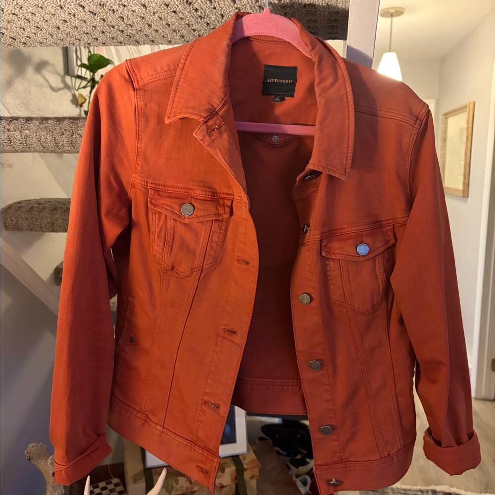 Liverpool Women's Orange Jean Jacket